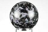 Polished, Indigo Gabbro Sphere - Madagascar #196131-1